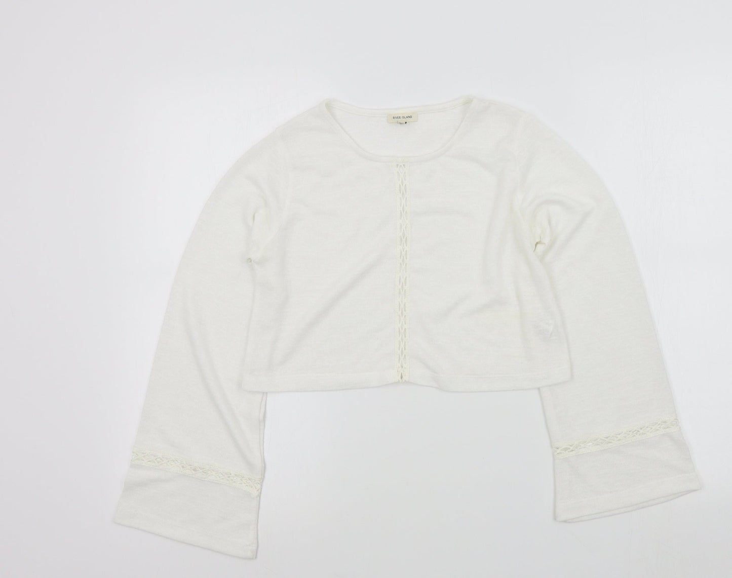 River Island Womens White   Pullover Jumper Size 6