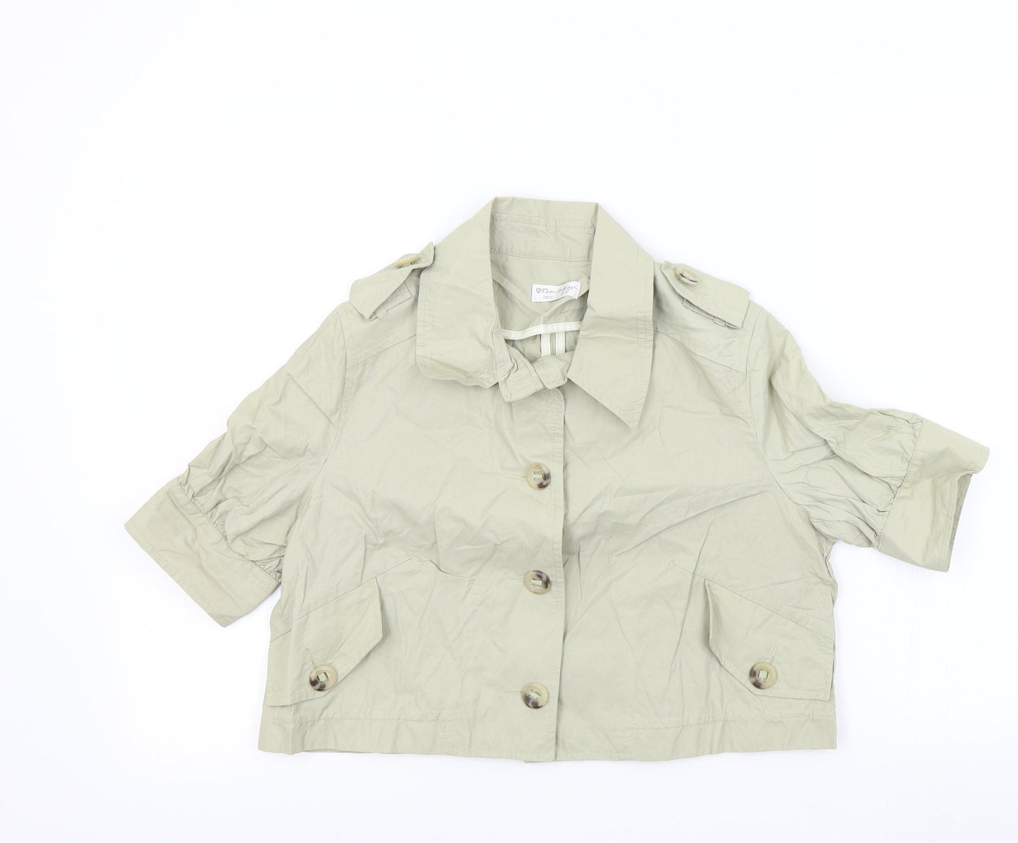Miss Selfridge Womens Beige   Jacket  Size 12