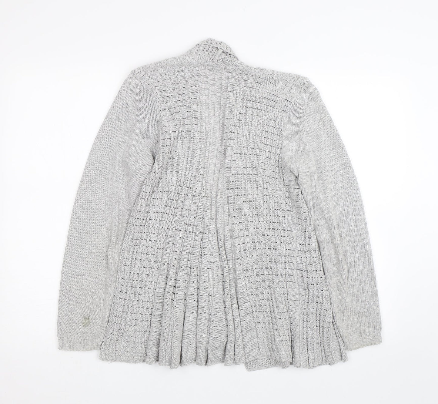Pura Moda Womens Grey   Cardigan Jumper Size L