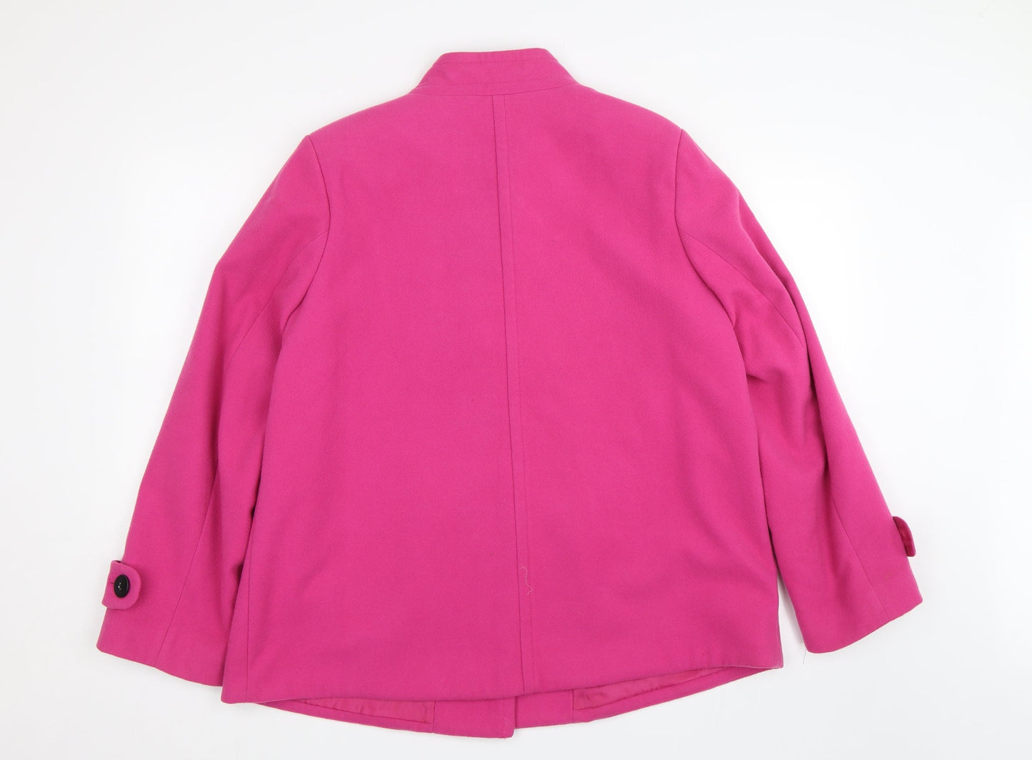 Warehouse Womens Pink   Overcoat Coat Size 14