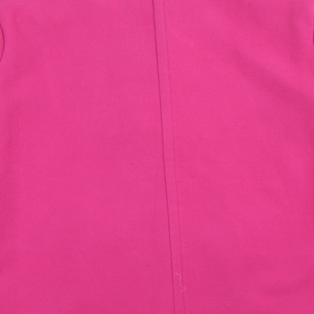 Warehouse Womens Pink   Overcoat Coat Size 14
