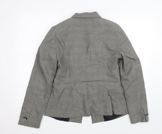TU Womens Grey Check  Jacket Suit Size 12