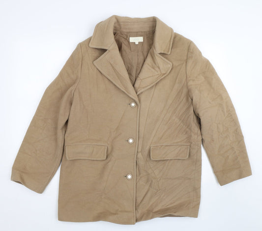 M&S Womens Brown   Trench Coat Coat Size 14