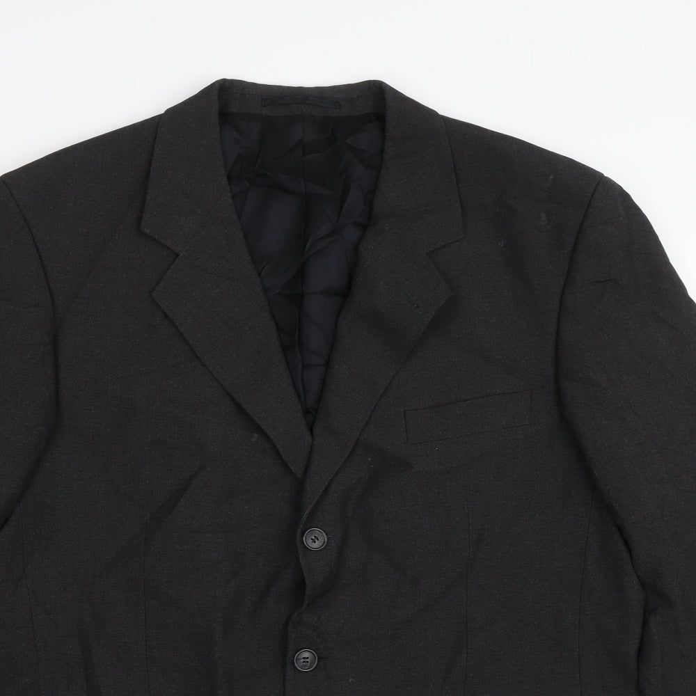 Copperstone Mens Black   Jacket Suit Size 42