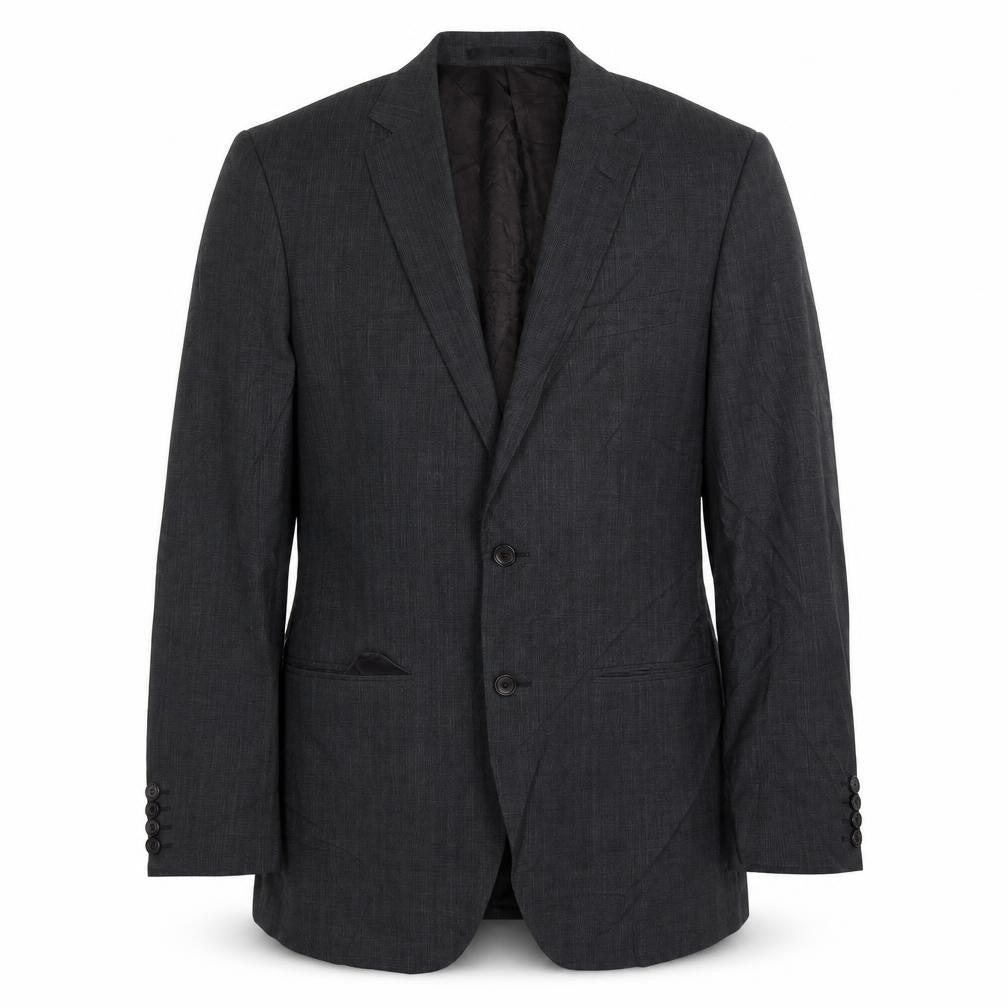 M&S Mens Grey Check  Jacket Suit Size 40