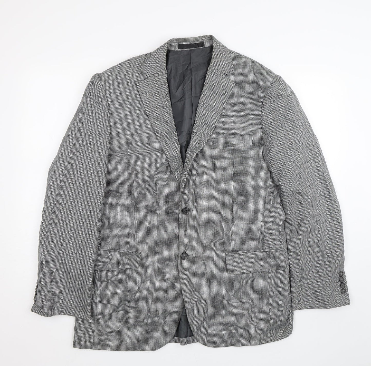 M&S Mens Grey   Jacket Suit Size M