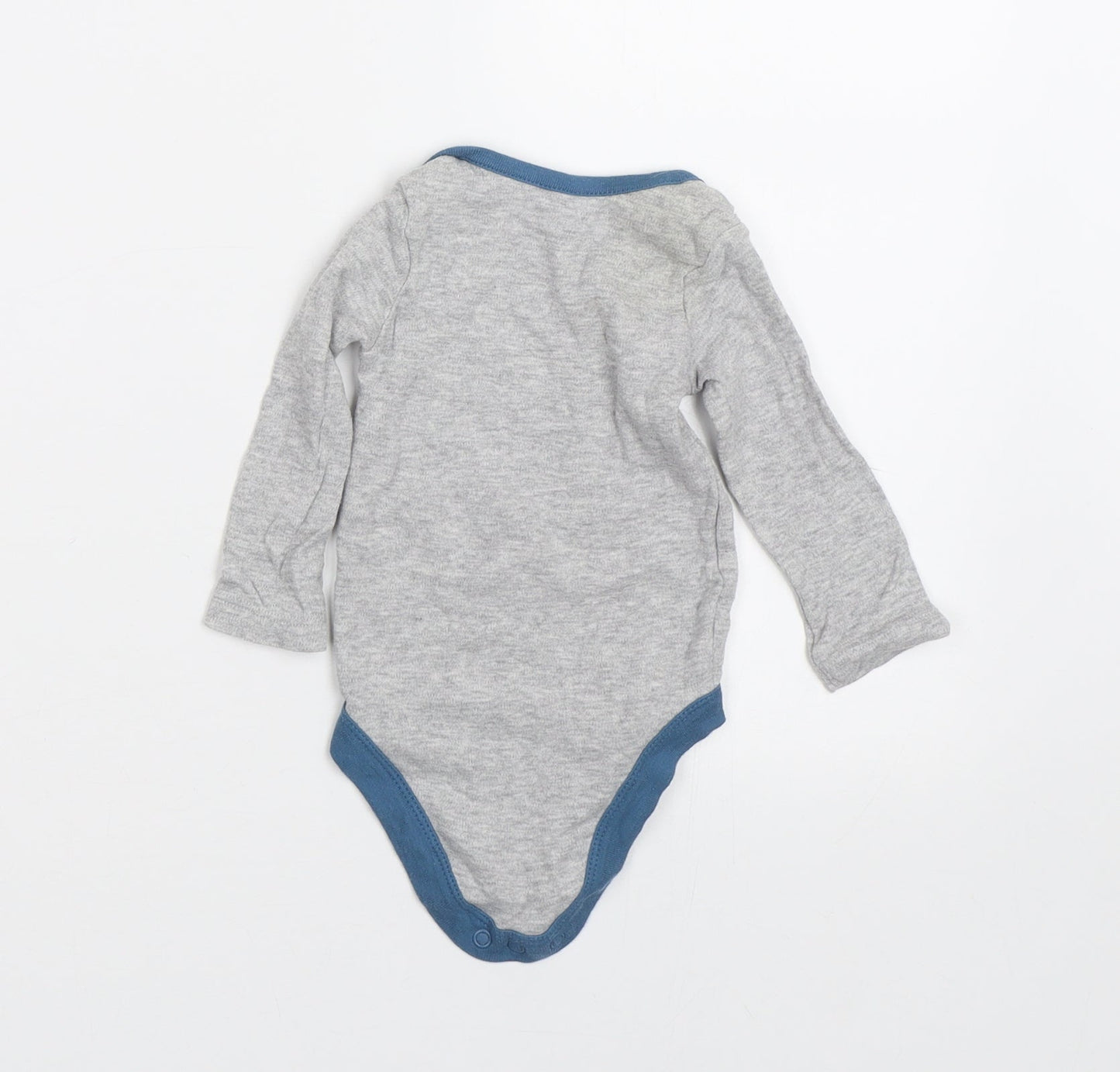 TU Baby Grey   Babygrow One-Piece Size 3-6 Months