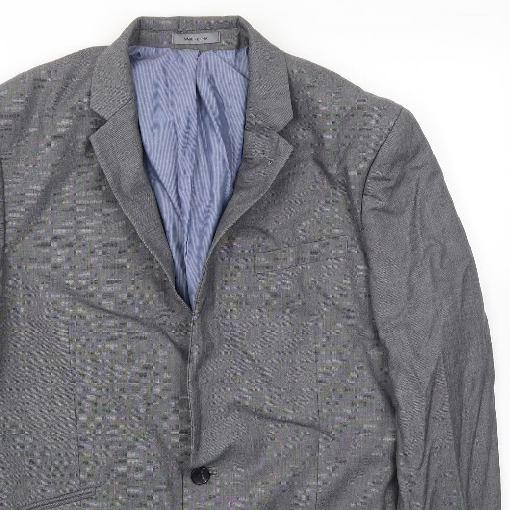 Cedar Wood State Mens Grey   Jacket Blazer Size 42
