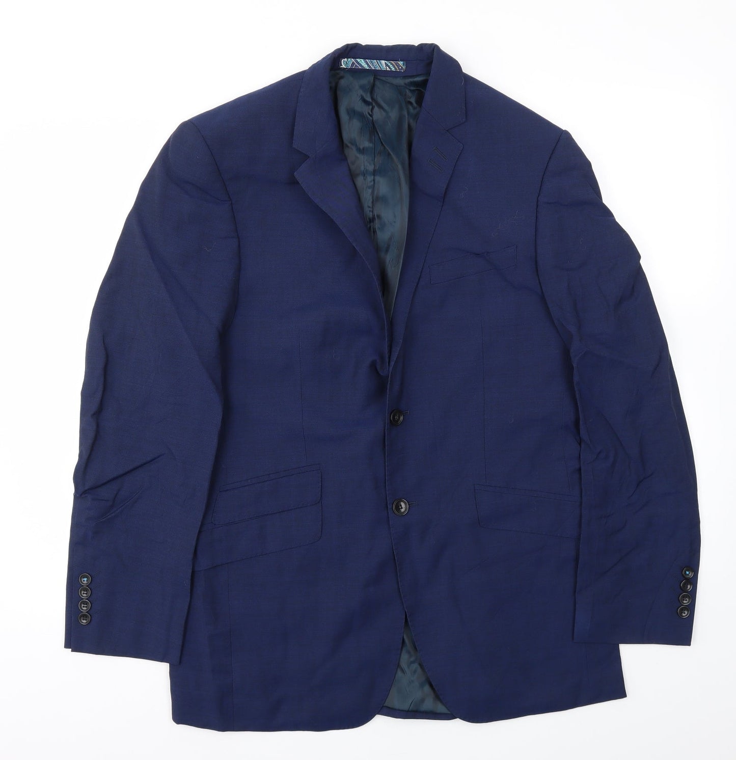 M&S Mens Blue   Jacket Blazer Size 38