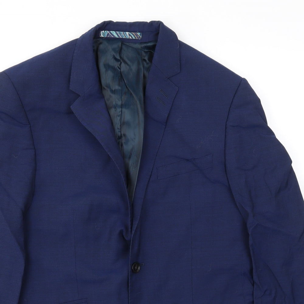 M&S Mens Blue   Jacket Blazer Size 38