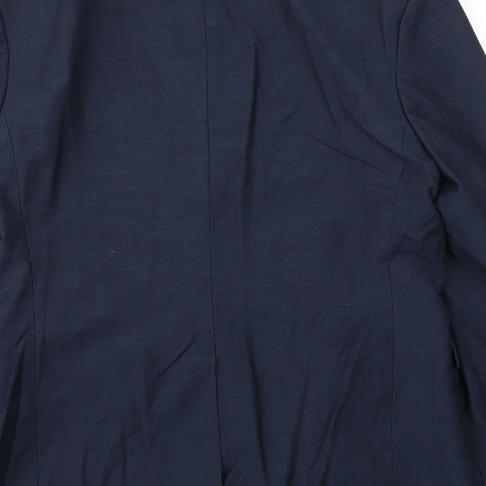 Cedar Wood State Mens Blue   Jacket Blazer Size 42