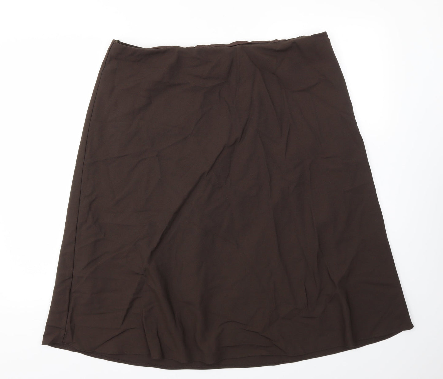 BM Womens Brown   Flare Skirt Size 18  - stretch waistband