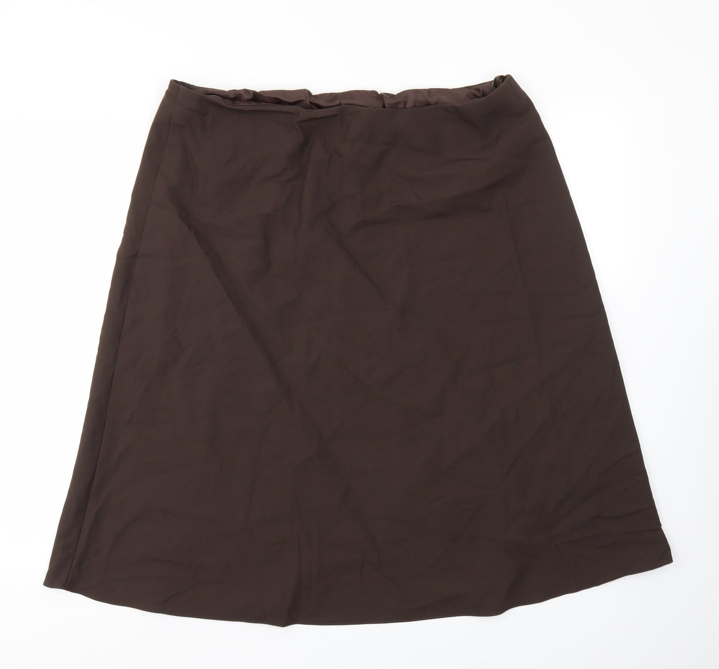 BM Womens Brown   Flare Skirt Size 18  - stretch waistband
