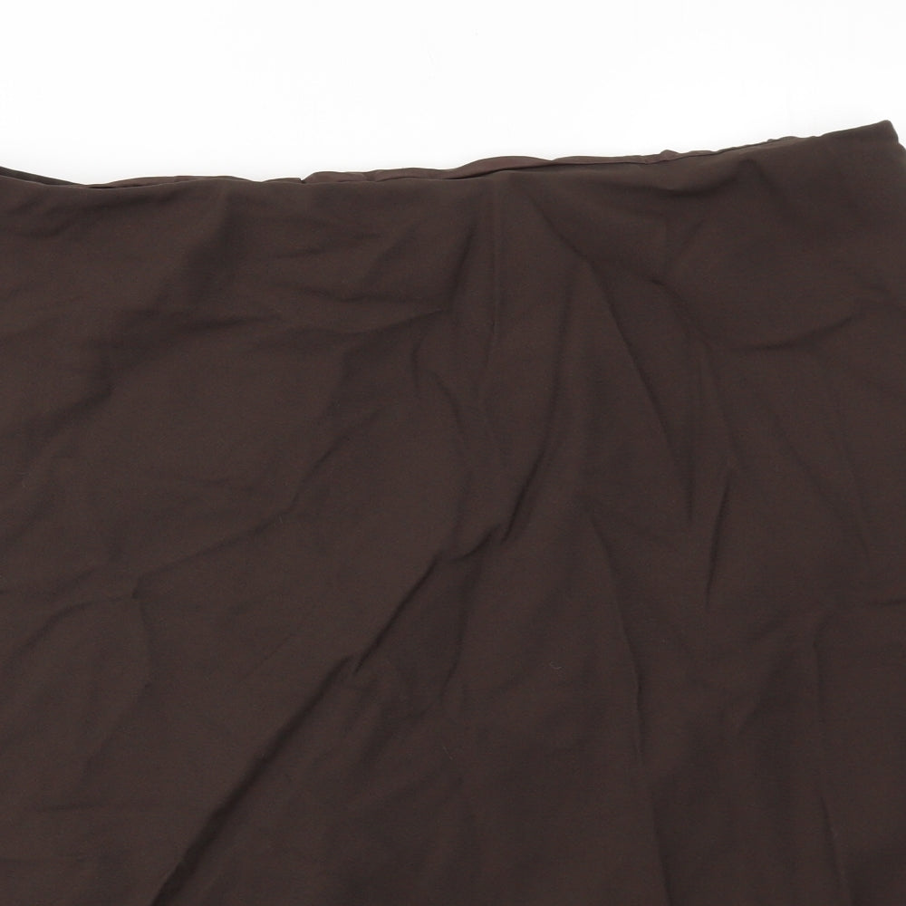 BM Womens Brown   Flare Skirt Size 18  - stretch waistband