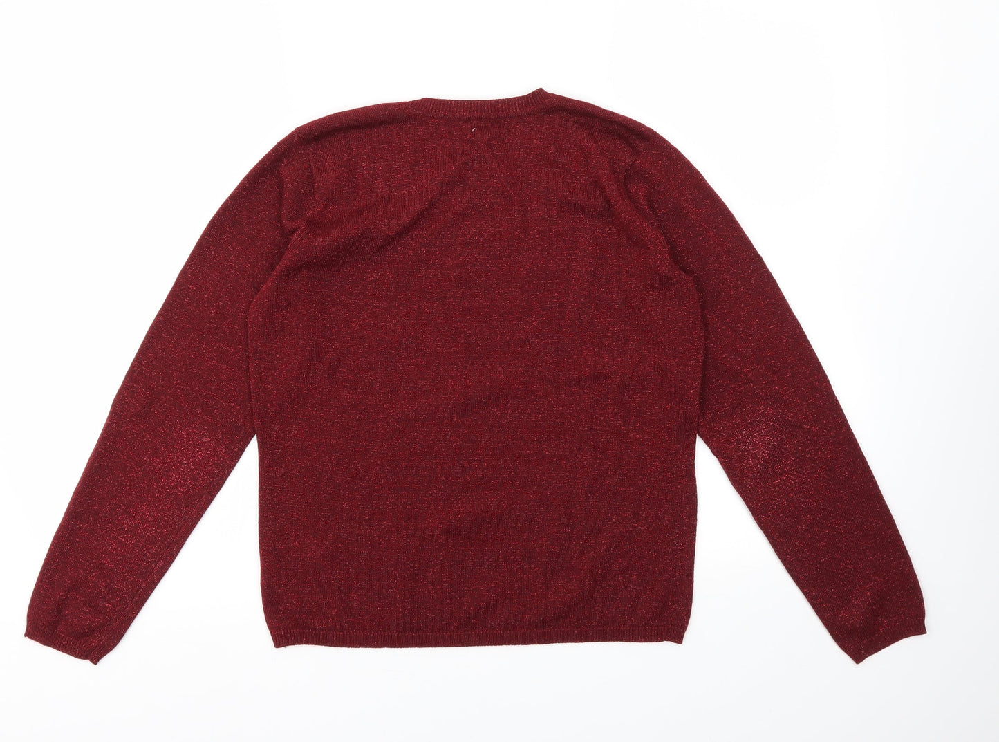 BM Womens Red   Pullover Jumper Size S