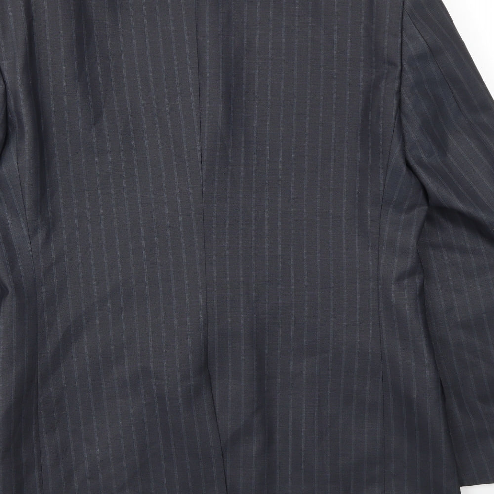 REMUS Mens Blue Striped  Jacket Blazer Size 36