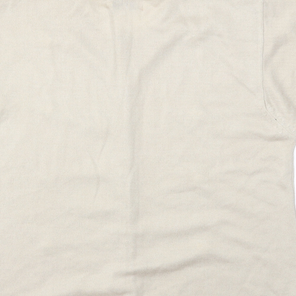 AKAL Womens Beige   Cardigan Jumper Size M