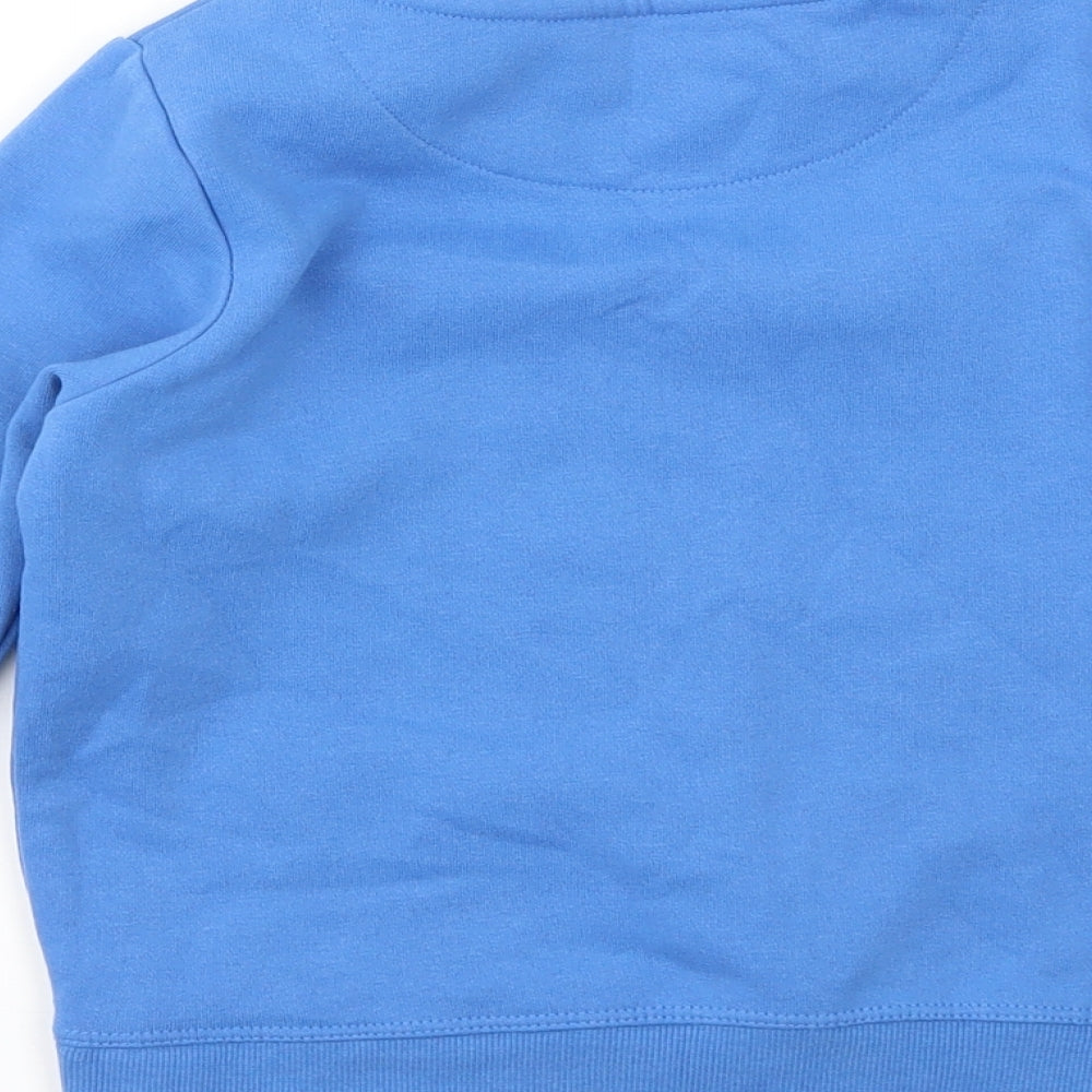PEP&CO Boys Blue Animal Print  Pullover Sweatshirt Size 5-6 Years