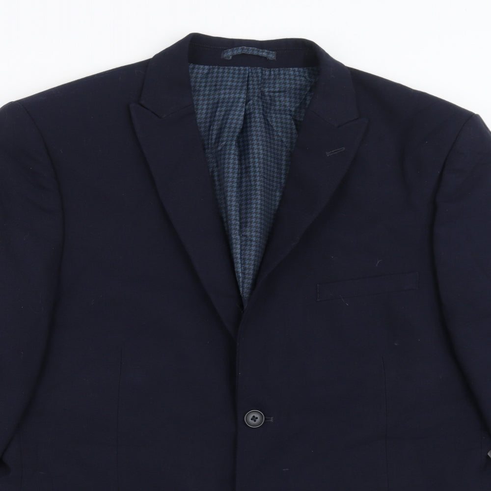 Marks and Spencer Mens Blue   Jacket Suit Jacket Size 42