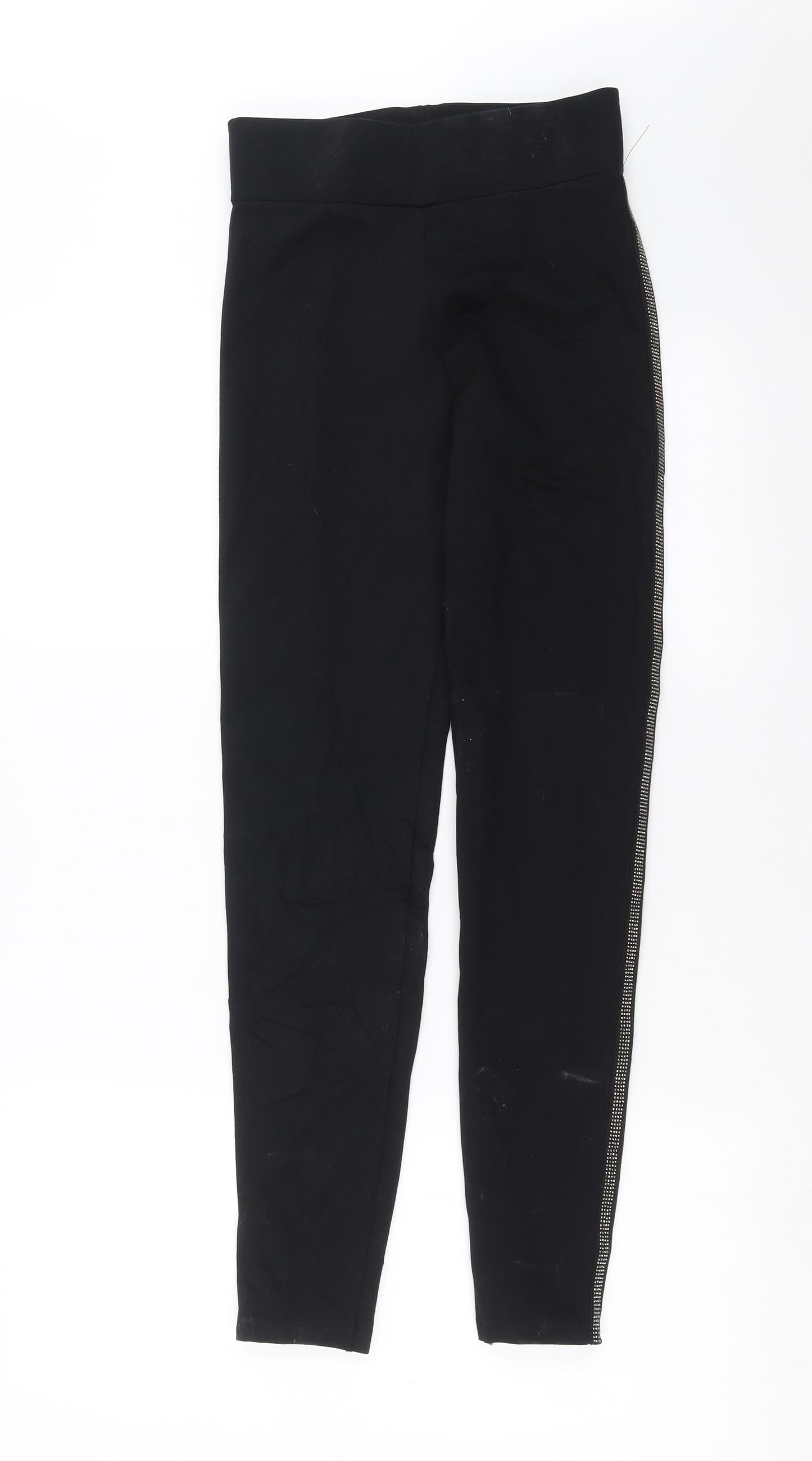 Marks and Spencer Womens Black   Trousers  Size 6 L28 in - rhin