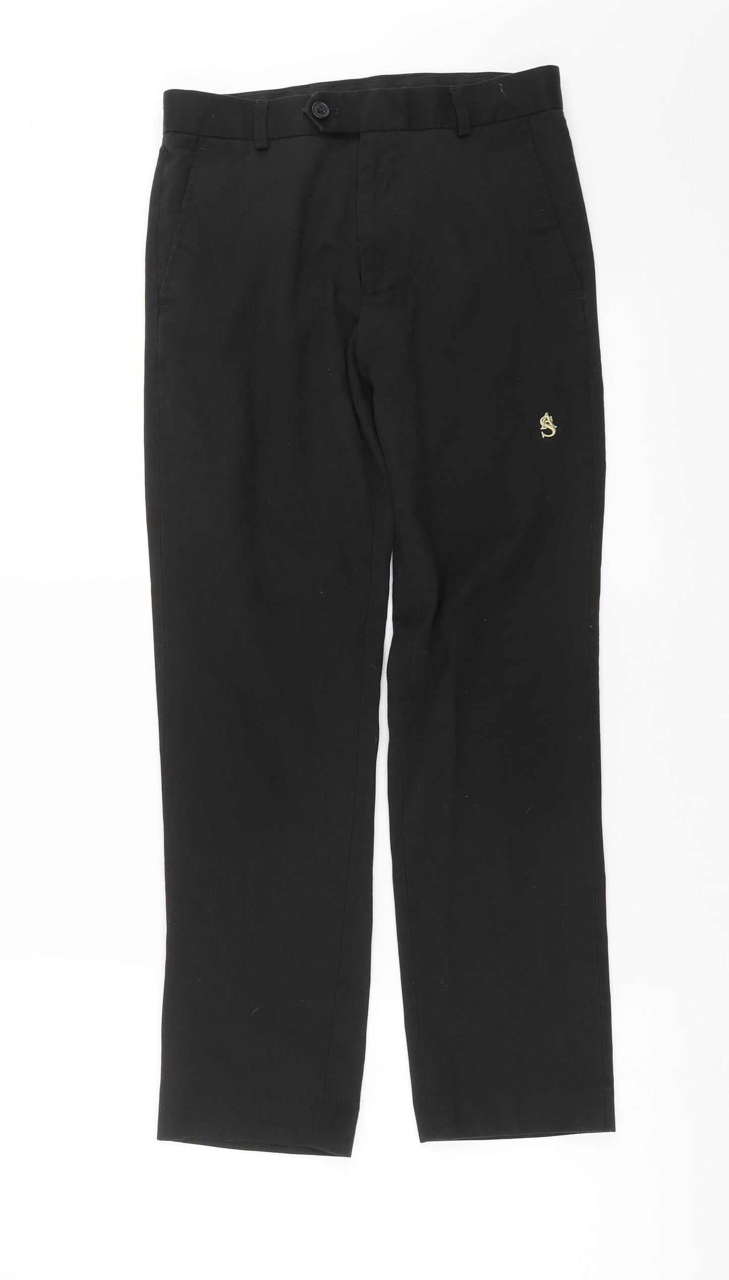 Banner Boys Black   Dress Pants Trousers Size S