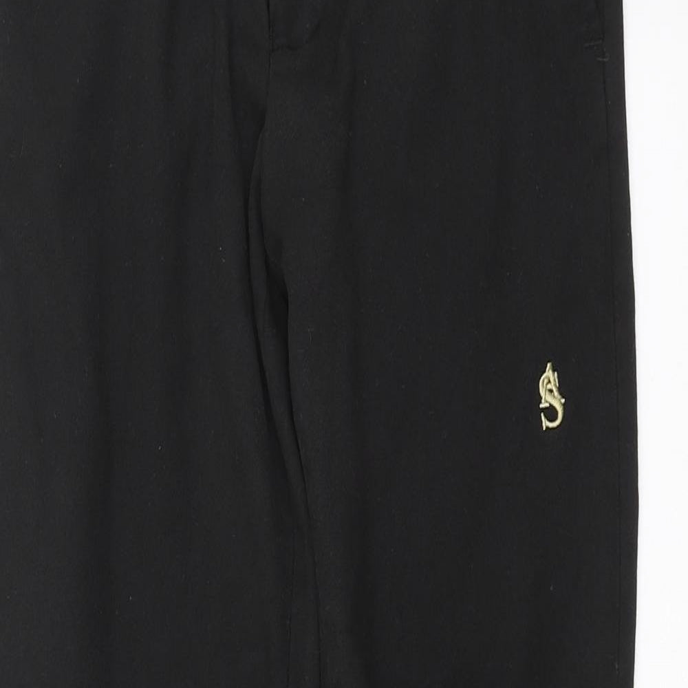 Banner Boys Black   Dress Pants Trousers Size S
