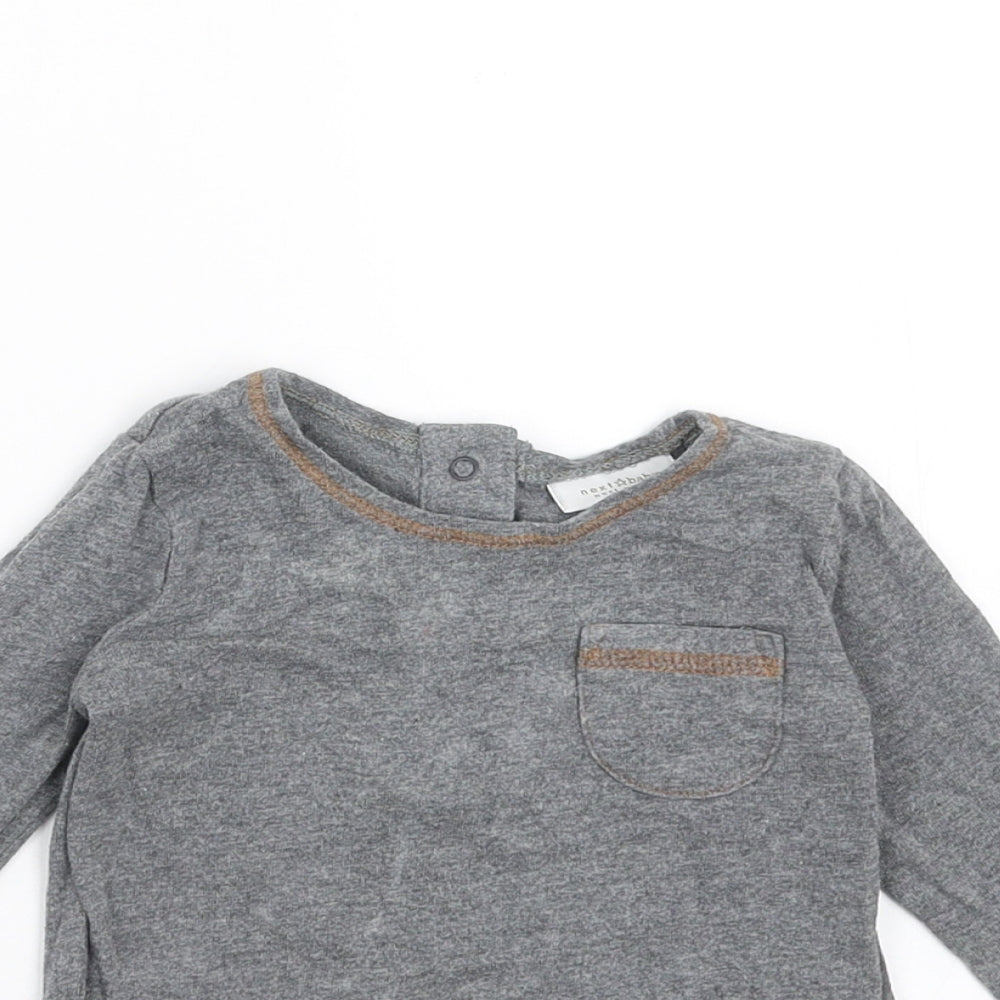 NEXT Baby Grey   Basic T-Shirt Size 3-6 Months