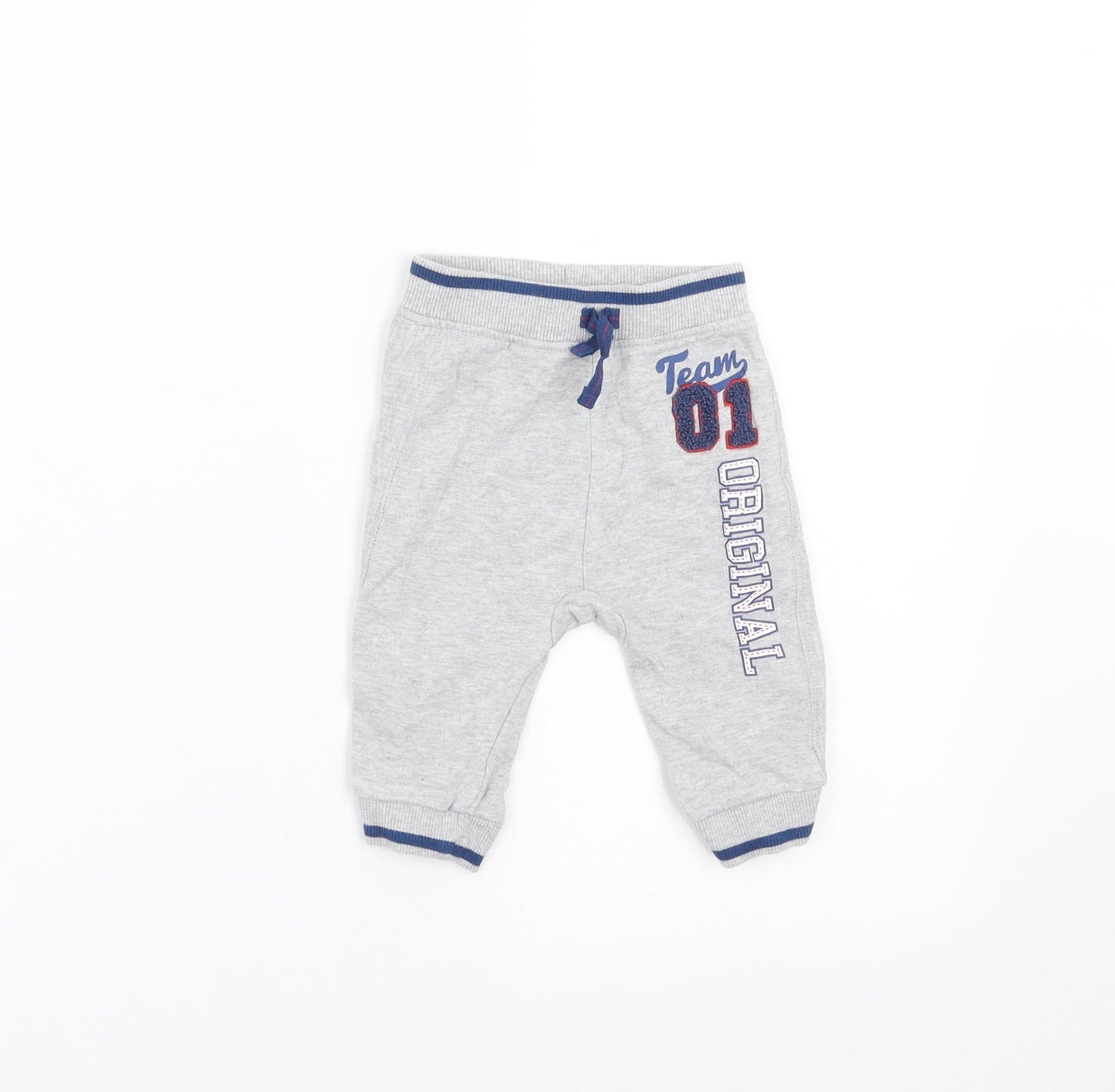 George Baby Grey   Jogger Trousers Size 3-6 Months