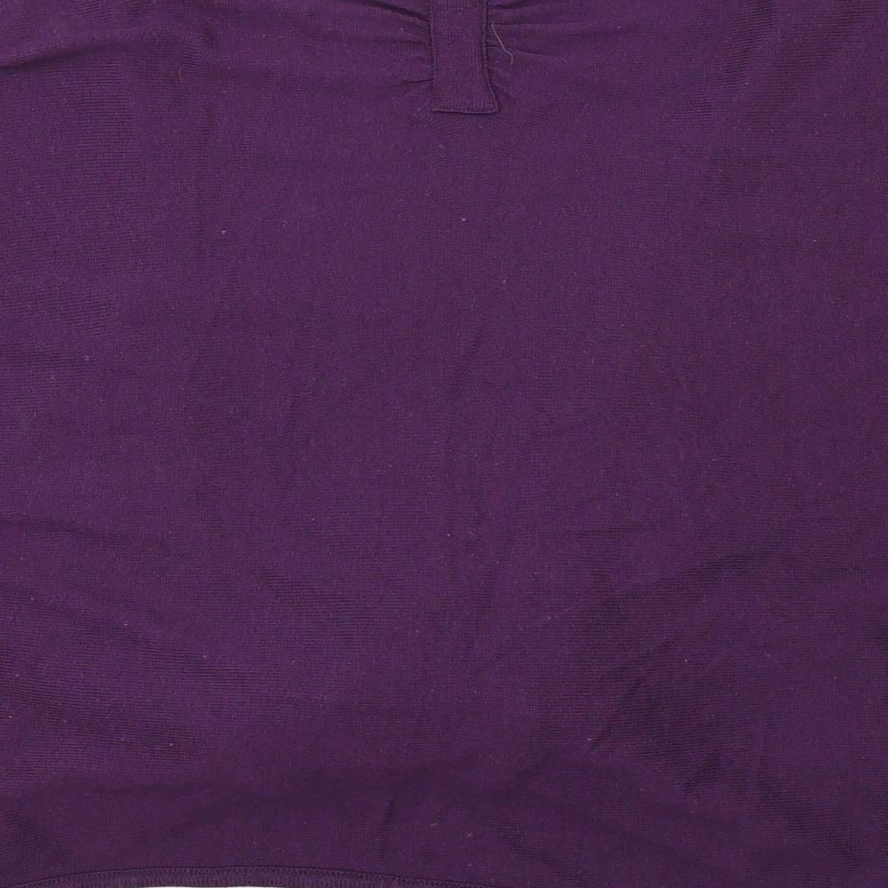 George Womens Purple  Knit Cardigan Jumper Size 12