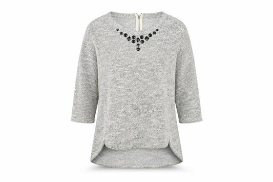 Preworn Womens Gold  Knit Pullover Sweatshirt Size 14