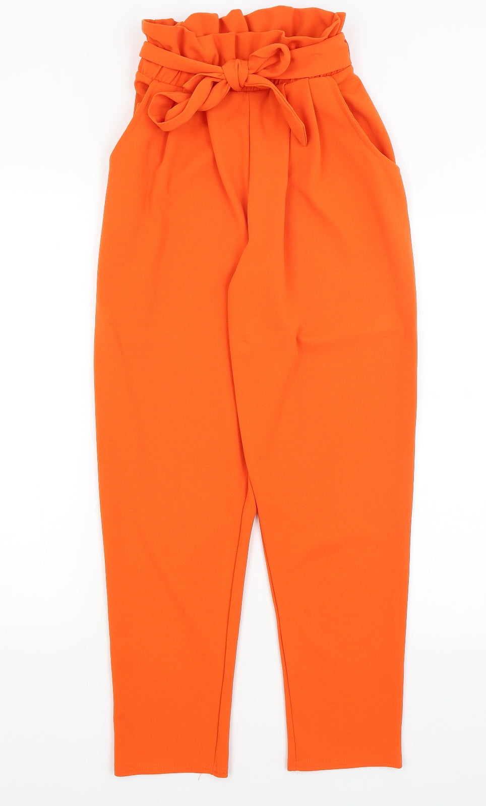 Stylewise Womens Orange   Trousers  Size S L27 in