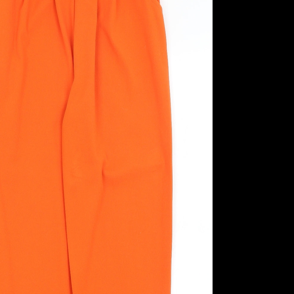 Stylewise Womens Orange   Trousers  Size S L27 in