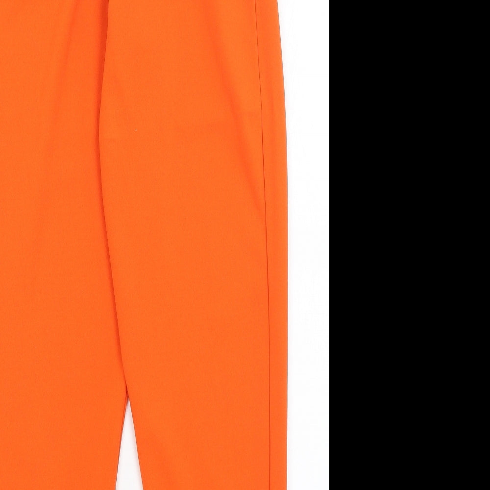 Stylewise Womens Orange   Trousers  Size S L27 in