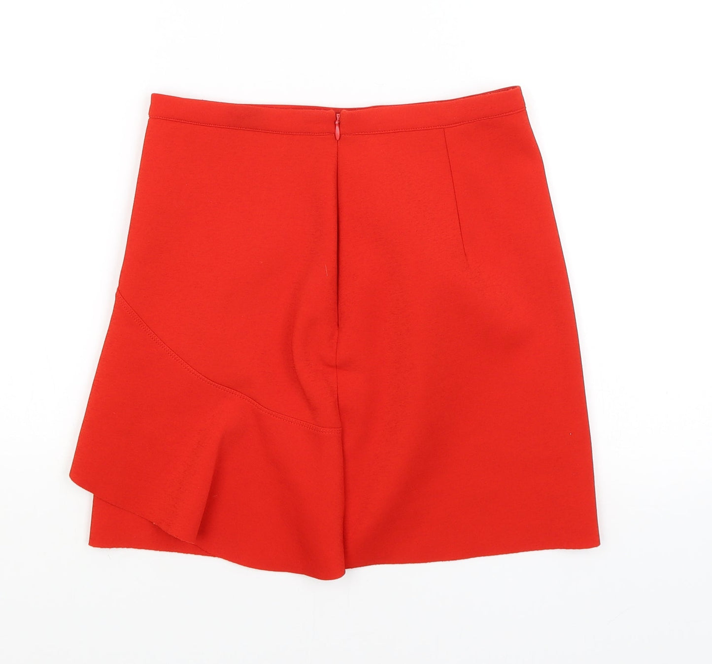 Topshop Womens Red   A-Line Skirt Size 8