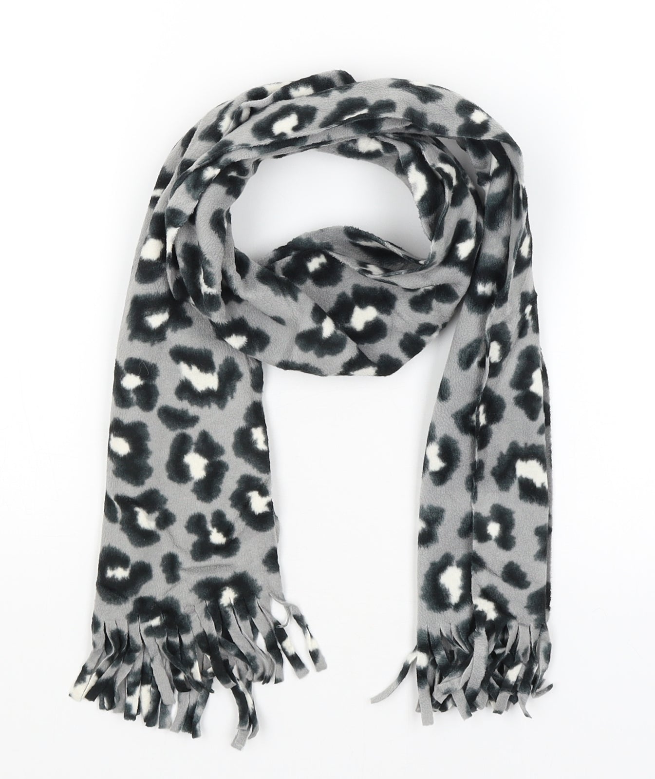 Preworn Girls Green Animal Print  Scarf Scarves & Wraps One Size
