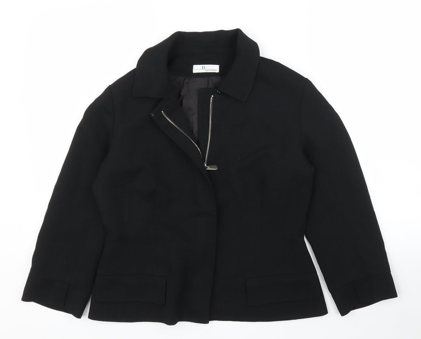 D Uniform Womens Black   Jacket  Size 12
