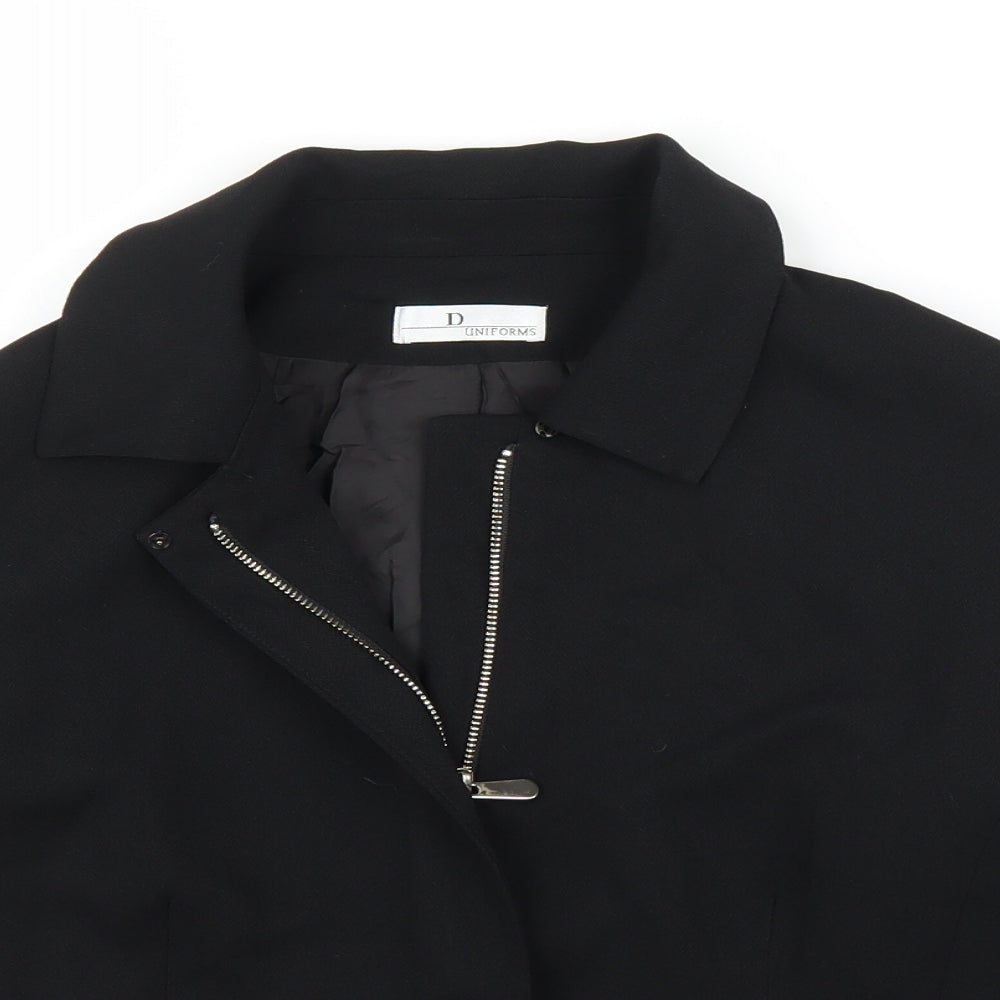 D Uniform Womens Black   Jacket  Size 12