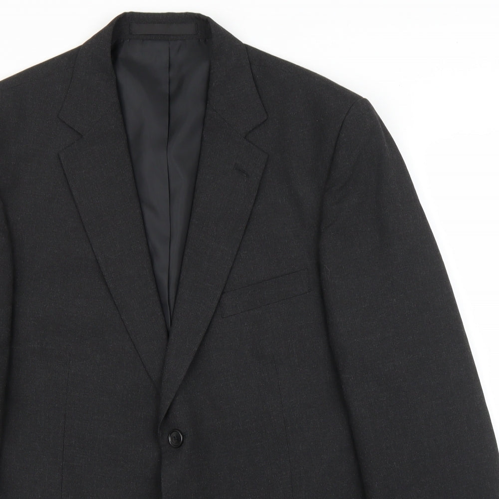 M&S Mens Grey   Jacket Suit Jacket Size 42