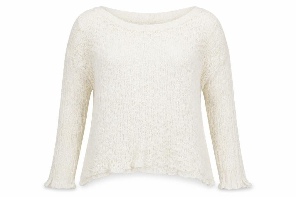 Primark Womens White   Pullover Jumper Size 12