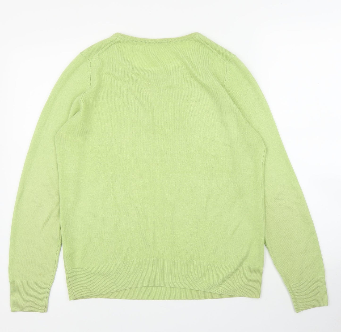 M&S Womens Green   Pullover Jumper Size 12