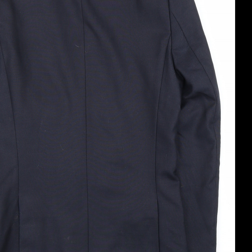 Zara Mens Blue   Jacket Suit Jacket Size 38