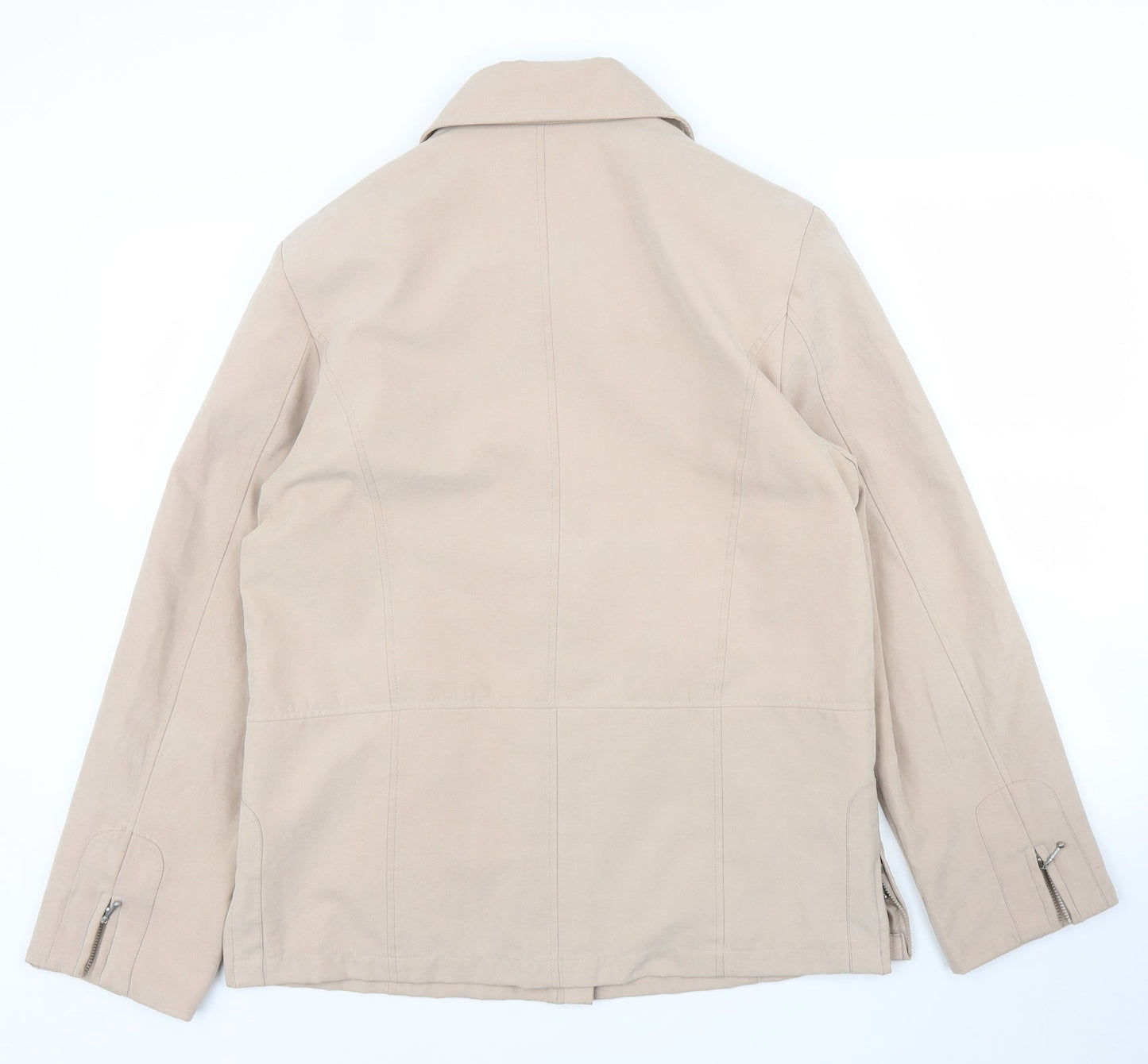 JBC Womens Beige   Overcoat Coat Size 14