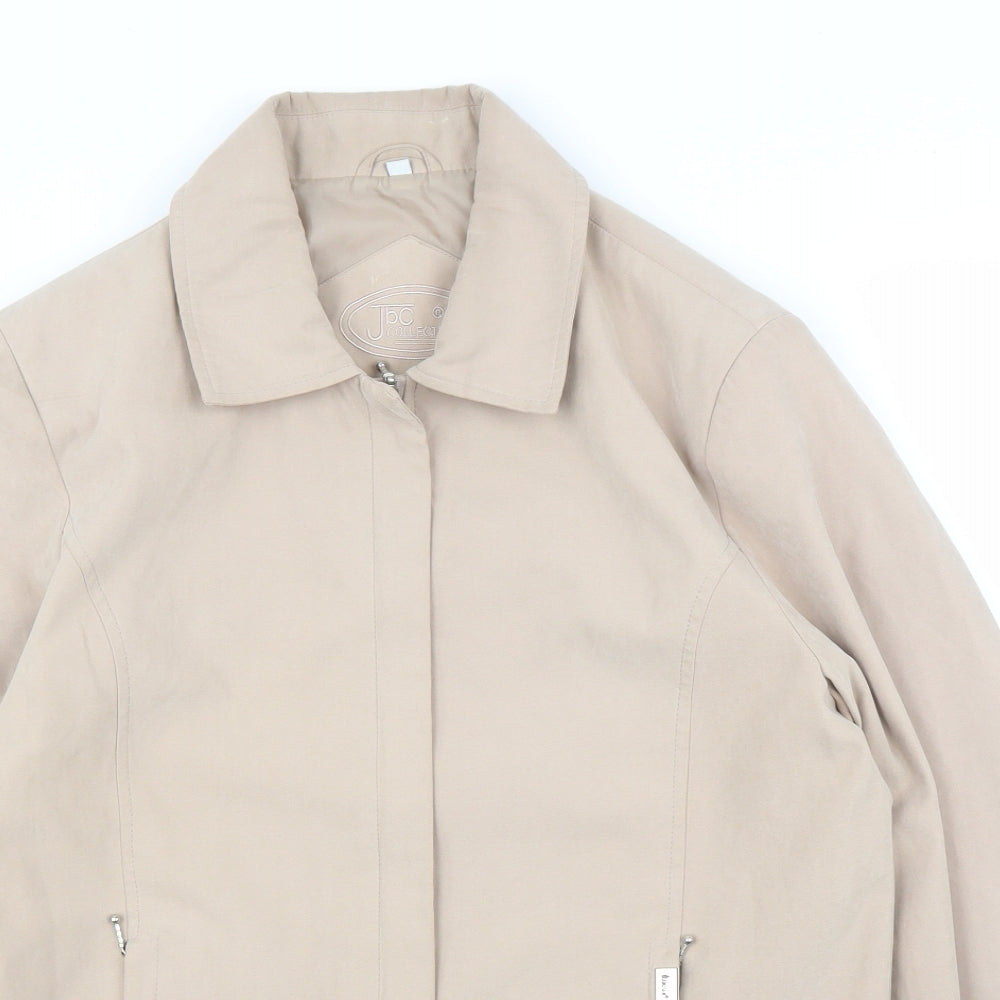 JBC Womens Beige   Overcoat Coat Size 14
