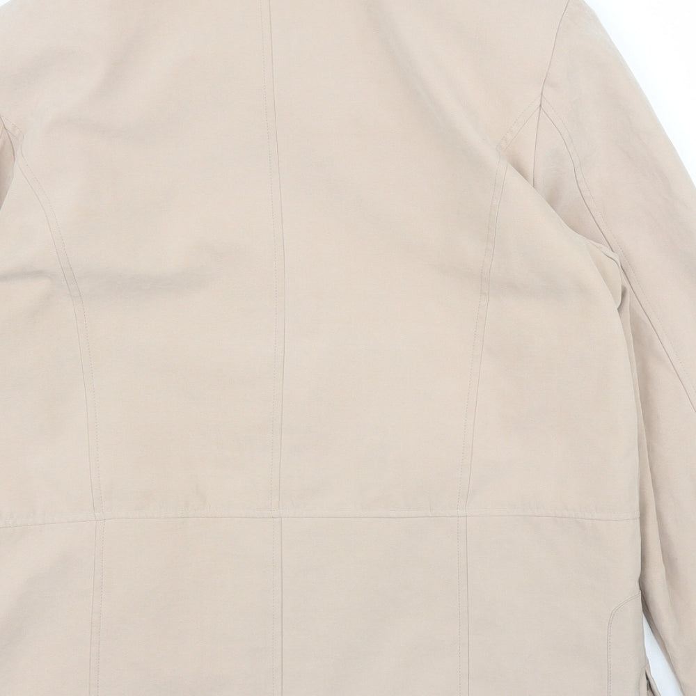 JBC Womens Beige   Overcoat Coat Size 14