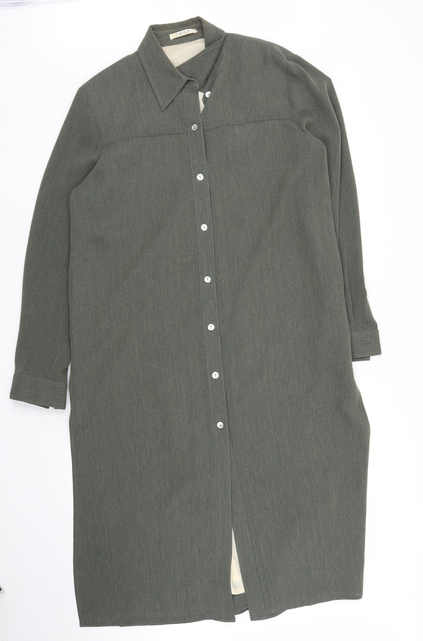 Platinum Womens Green   Cardigan Jumper Size 14