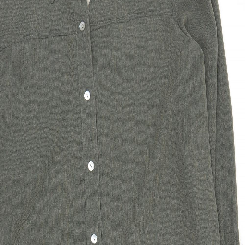 Platinum Womens Green   Cardigan Jumper Size 14