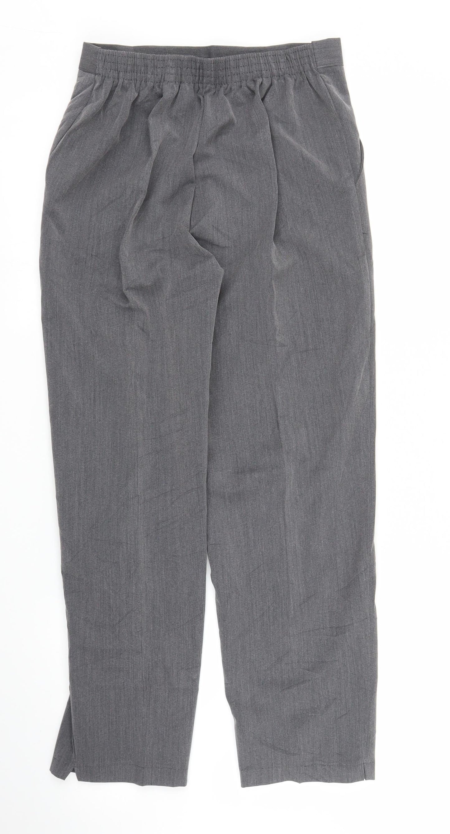 Preworn Womens Grey   Pedal Pusher Trousers Size 10 L24 in