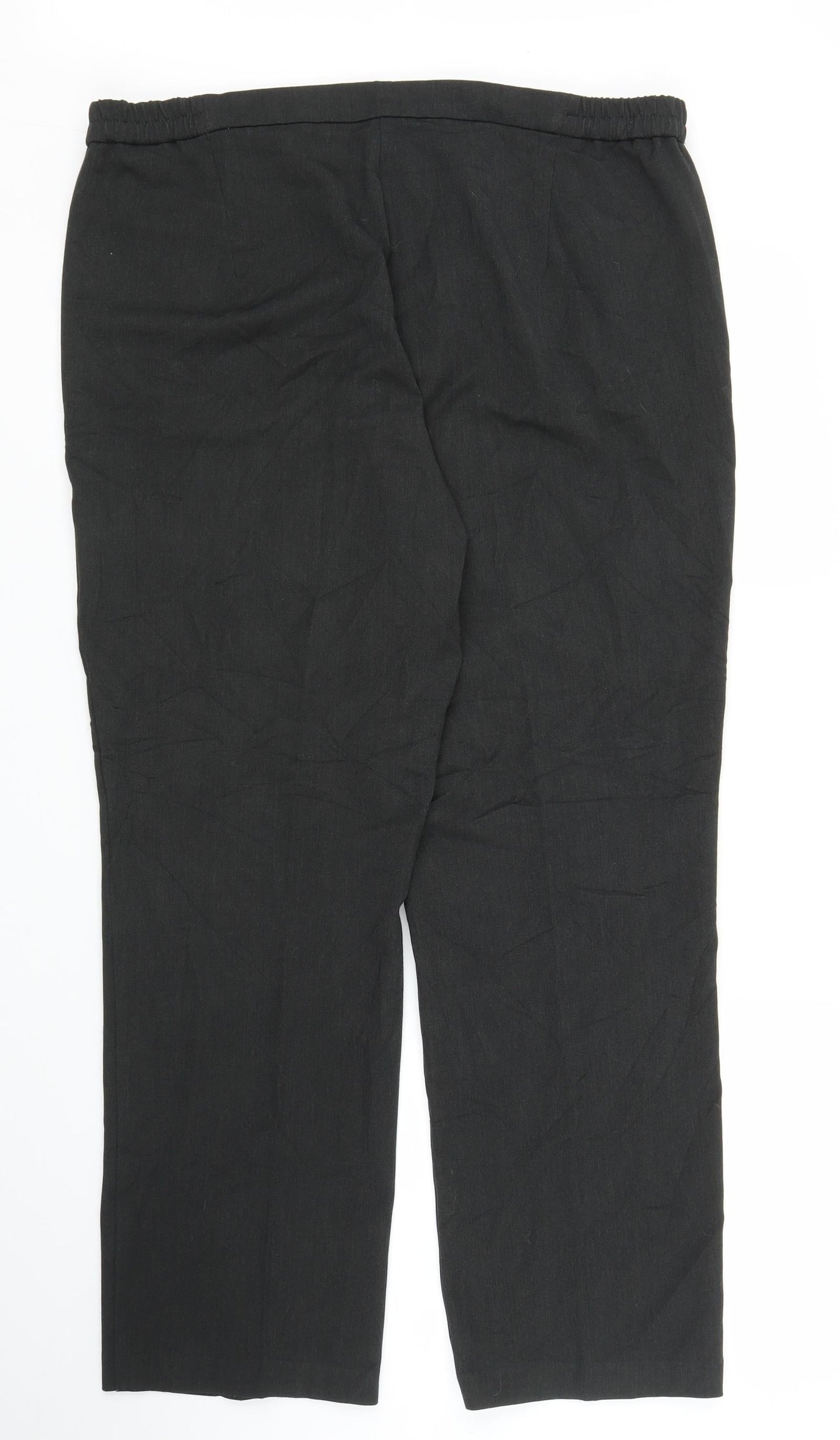 M&S Womens Grey   Trousers  Size 16 L28 in