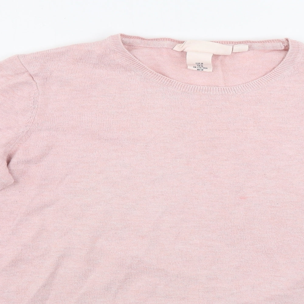 H&M  Womens Pink   Pullover Jumper Size M