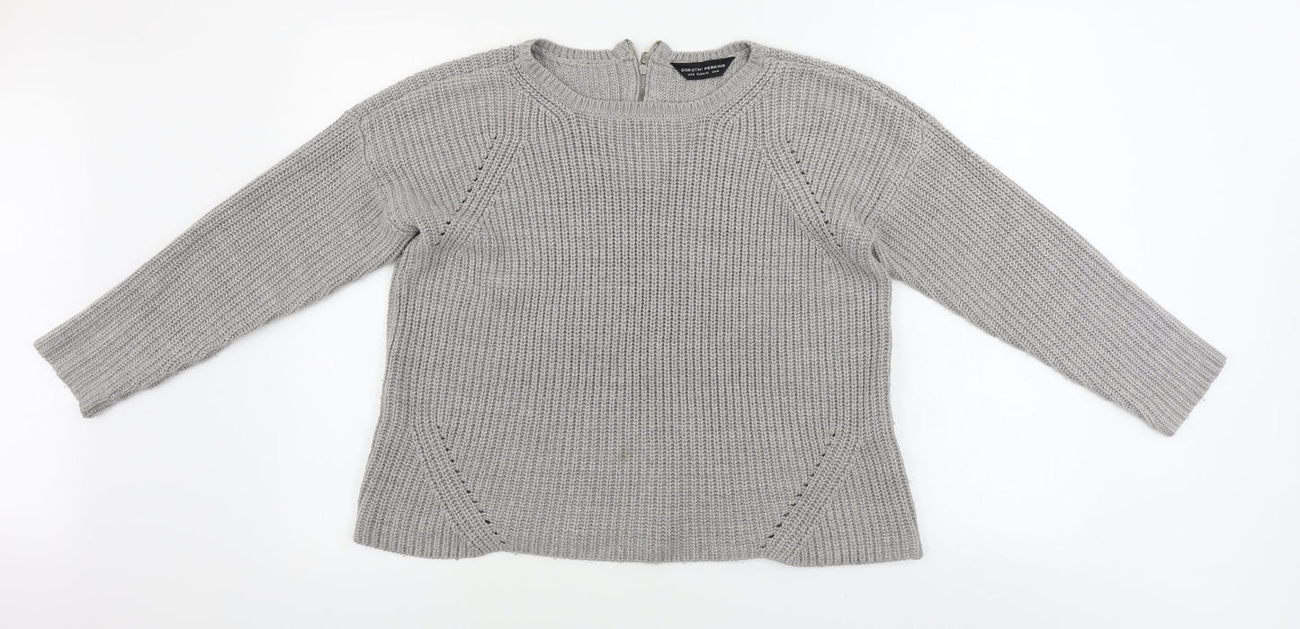Dorothy Perkins  Womens Grey   Pullover Jumper Size 14
